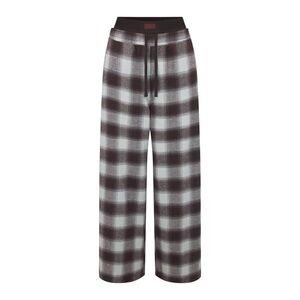 NWT Skims Outdoor Flannel Double Waistband Pant Vapor Shadow Plaid size Small